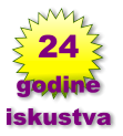 24 godine iskustva