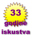 33 godine iskustva