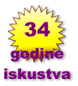 34 godine iskustva